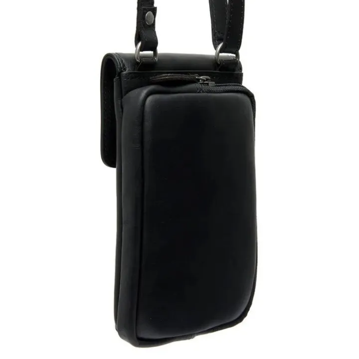 Telefoontasjes|Damestassen>The Chesterfield Brand Langley Telephone Bag black