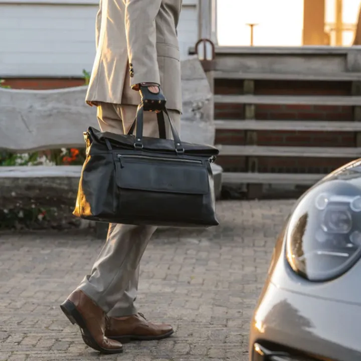 Handbagage Reistassen|Heren Reistassen>The Chesterfield Brand Lazio Travelbag black