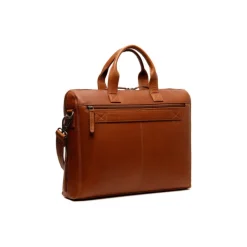 Herentassen|15.6 Inch Laptoptassen>The Chesterfield Brand Levanto Laptopbag cognac