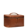 Toilettassen>The Chesterfield Brand Limone Toilettas cognac