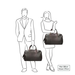 Kleine Reistassen|Handbagage Reistassen>The Chesterfield Brand Liam Travelbag brown