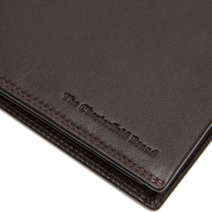 Rfid Portemonnees|Kleine Portemonnees>The Chesterfield Brand Lynnwood Billfold Wide brown