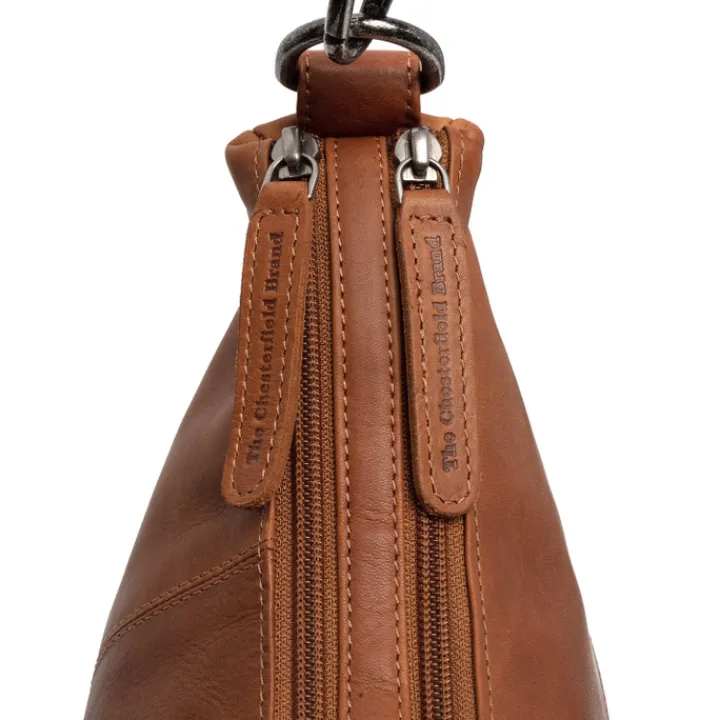 Schoudertassen|Handtassen>The Chesterfield Brand Marle Schoudertas cognac