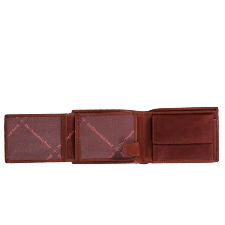 Rfid Portemonnees|Leren Portemonnees>The Chesterfield Brand Marvin Billfold cognac