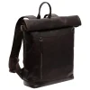 Kleine Rugzakken|13 Inch Laptoptassen>The Chesterfield Brand Mazara Rugzak bruin