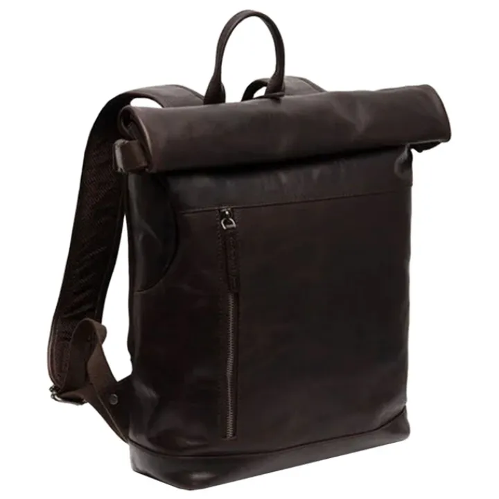 Kleine Rugzakken|13 Inch Laptoptassen>The Chesterfield Brand Mazara Rugzak bruin