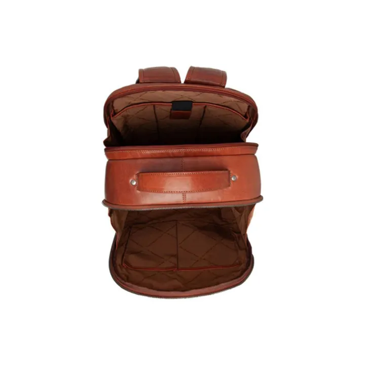 Kleine Rugzakken|15 Inch Laptoptassen>The Chesterfield Brand Maggiore Backpack cognac