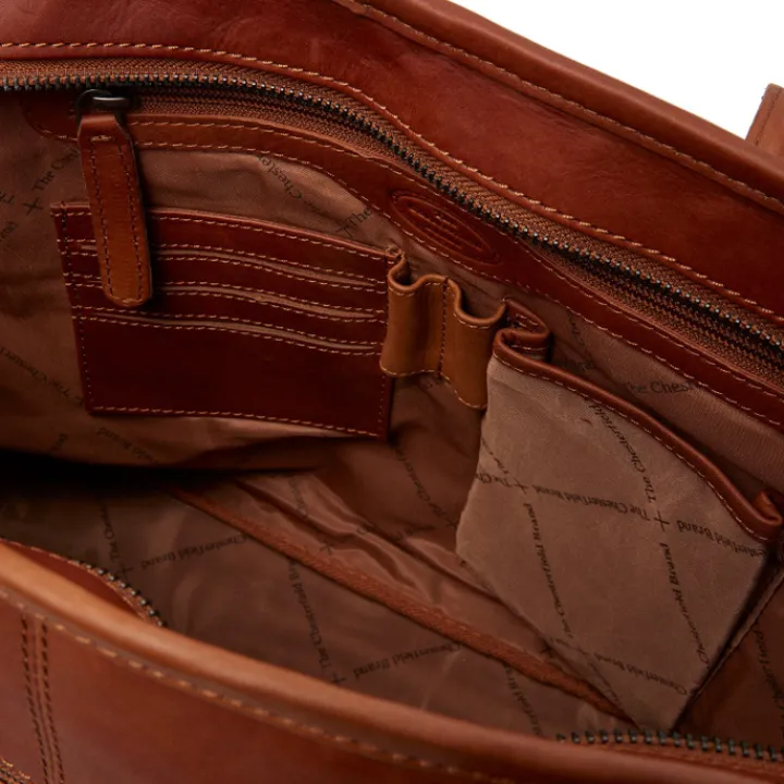Shoppers|Schoudertassen>The Chesterfield Brand Monza Shopper cognac