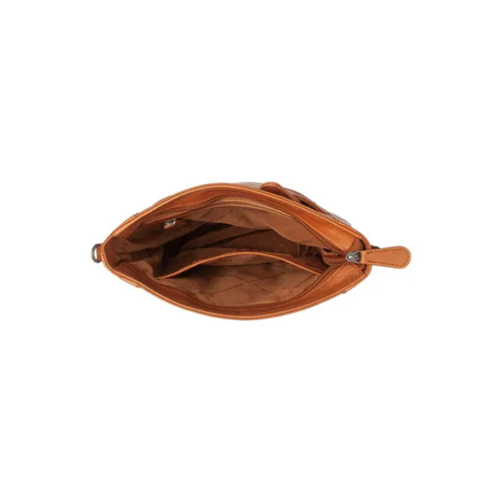Schoudertassen|Crossbody>The Chesterfield Brand Moore Shoulderbag cognac