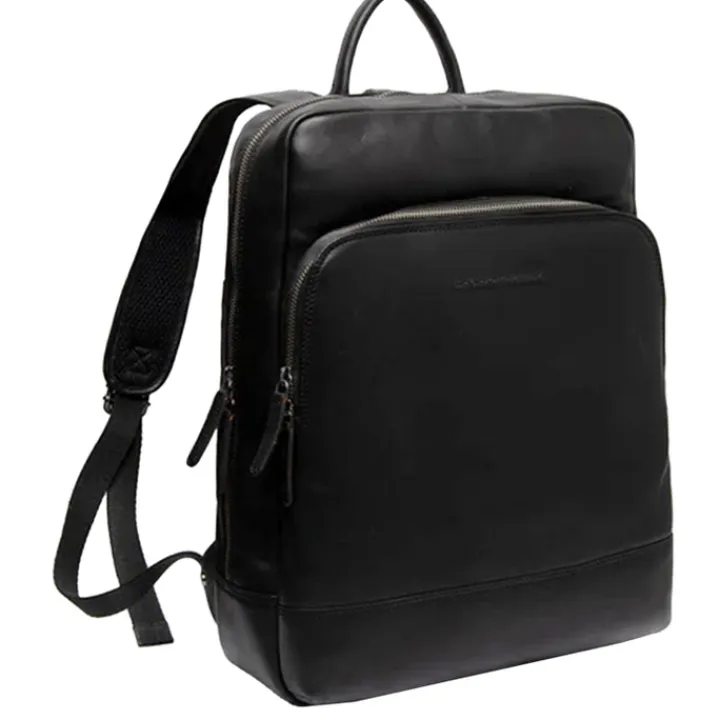 15 Inch Laptoptassen|Leren Laptoptassen>The Chesterfield Brand Nicola Backpack black