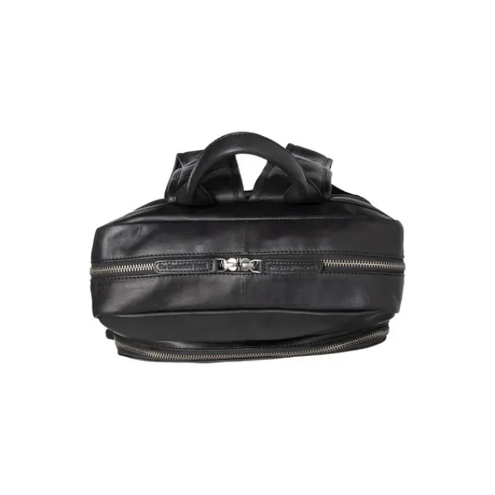 15 Inch Laptoptassen|Leren Laptoptassen>The Chesterfield Brand Nicola Backpack black