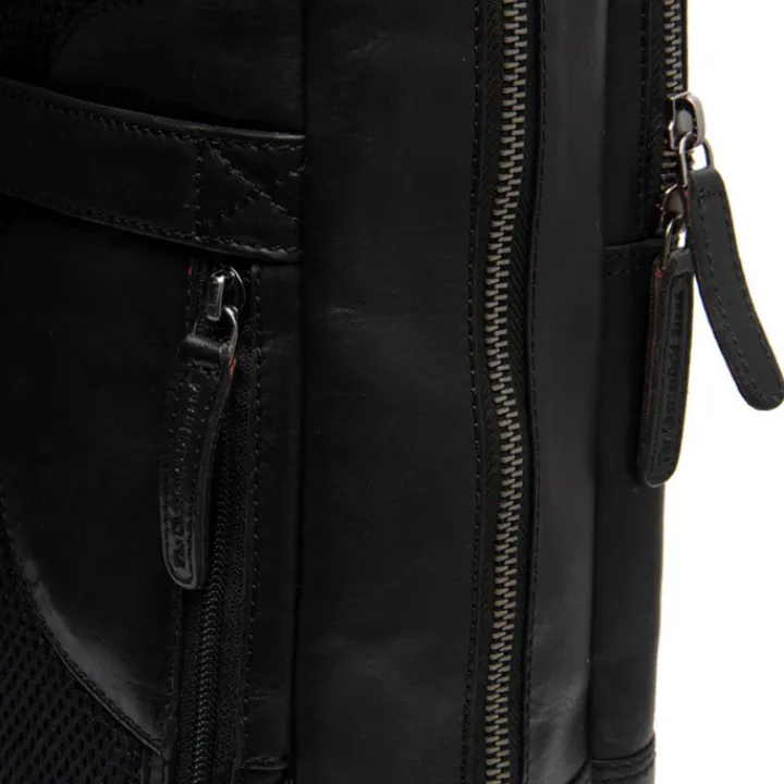 15 Inch Laptoptassen|Leren Laptoptassen>The Chesterfield Brand Nicola Backpack black