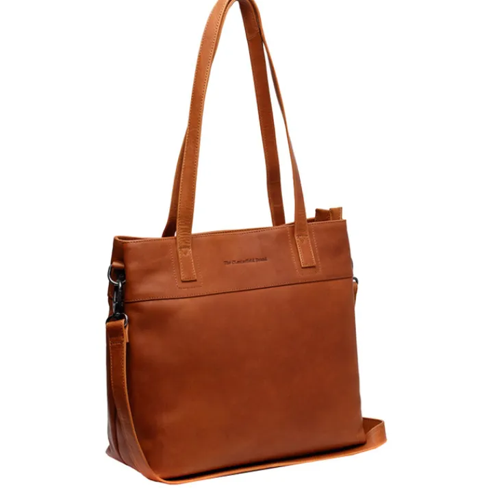 Schoudertassen|Damestassen>The Chesterfield Brand Nola Shopper cognac