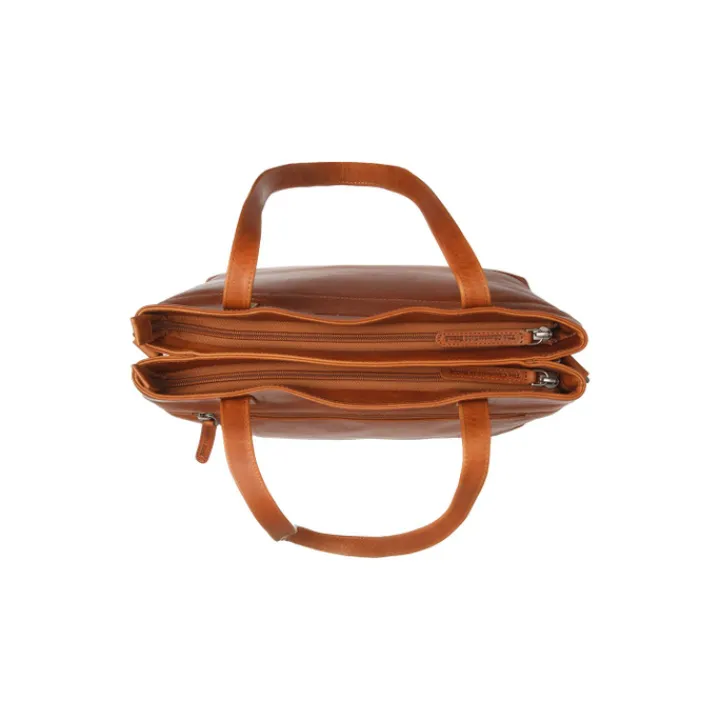 Schoudertassen|Damestassen>The Chesterfield Brand Nola Shopper cognac