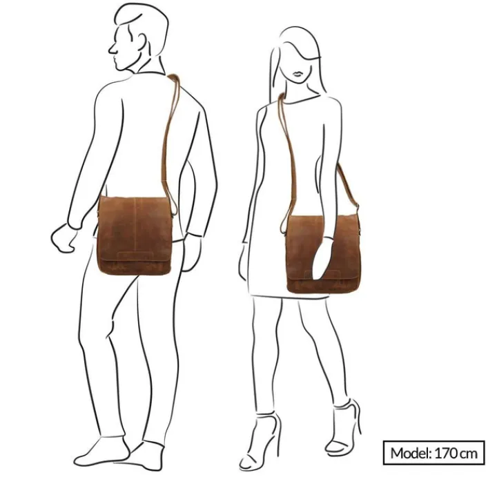 Schoudertassen|Crossbody>The Chesterfield Brand Raphael Shoulderbag cognac