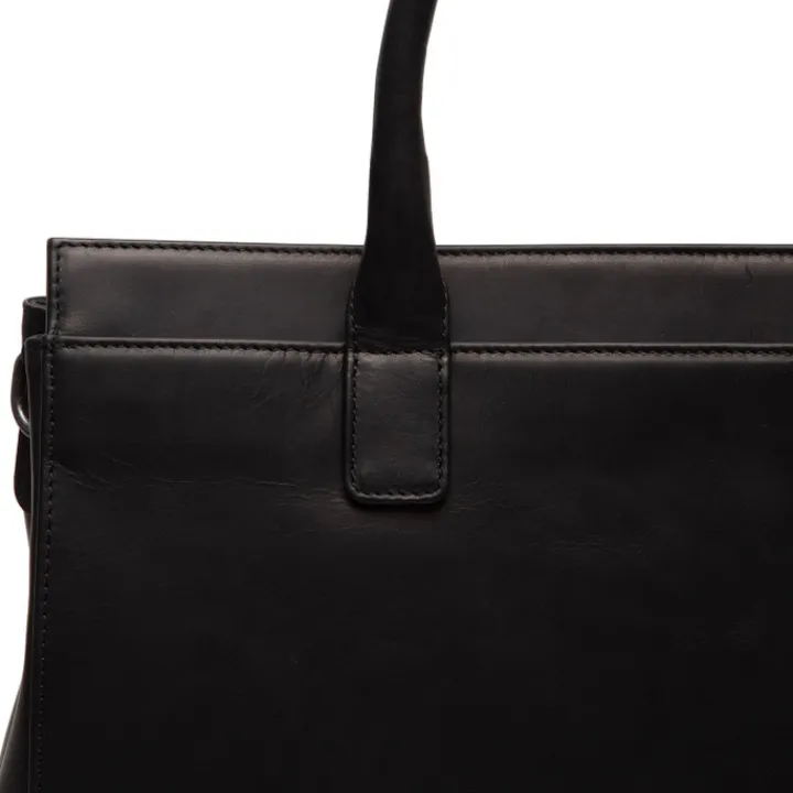 14 Inch Laptoptassen|Laptop Schoudertassen>The Chesterfield Brand Rivera Schoudertas zwart