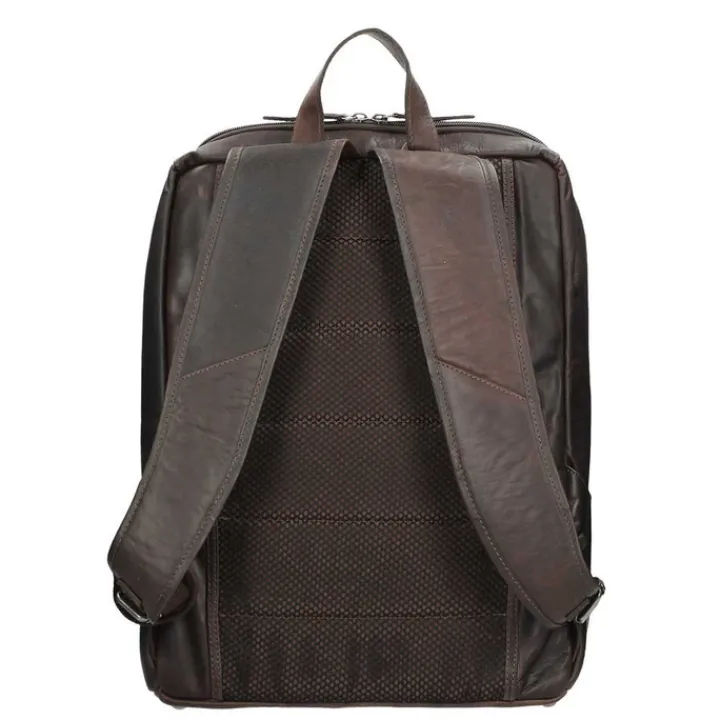 Kleine Rugzakken|Daypack>The Chesterfield Brand Rich Laptop Backpack brown