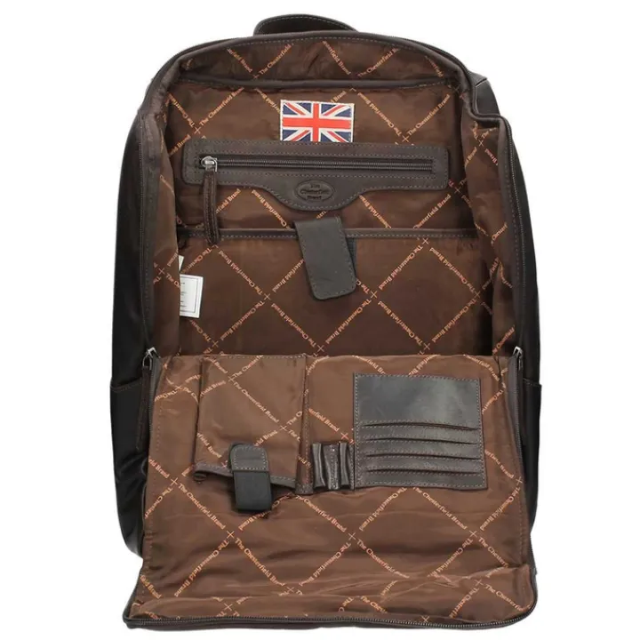 Kleine Rugzakken|Daypack>The Chesterfield Brand Rich Laptop Backpack brown