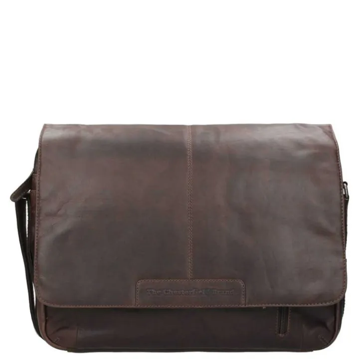 15.6 Inch Laptoptassen|Laptop Schoudertassen>The Chesterfield Brand Richard Laptopbag brown