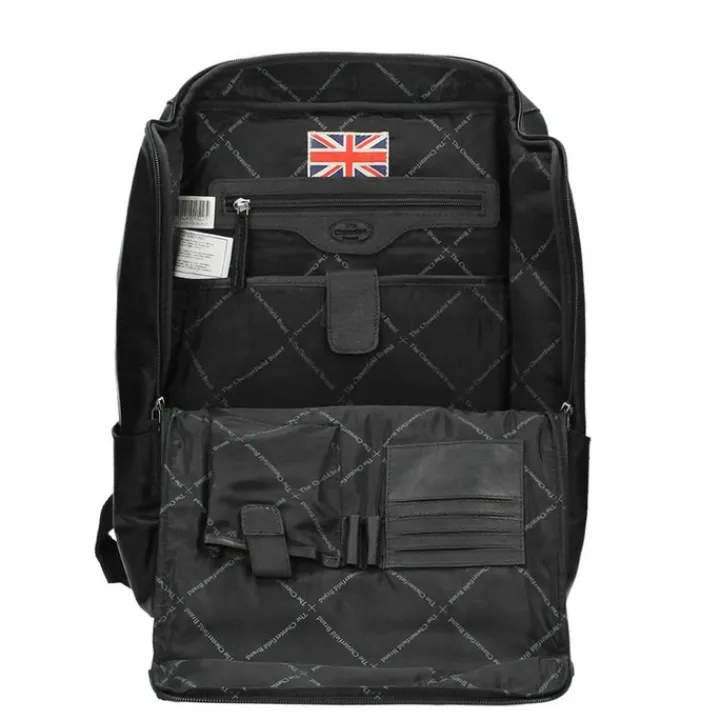Kleine Rugzakken|Daypack>The Chesterfield Brand Rich Laptop Backpack black