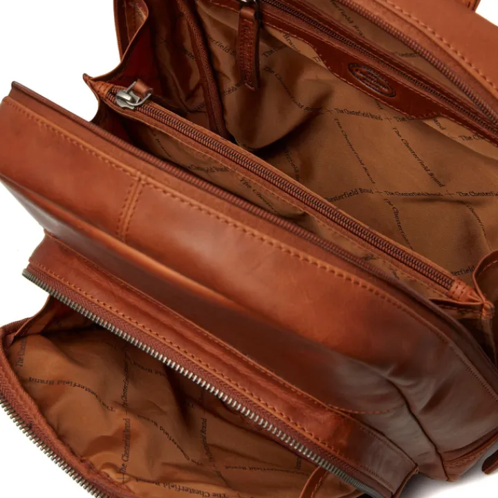 Mini Rugzakken|Kleine Rugzakken>The Chesterfield Brand Santana Rugzak cognac