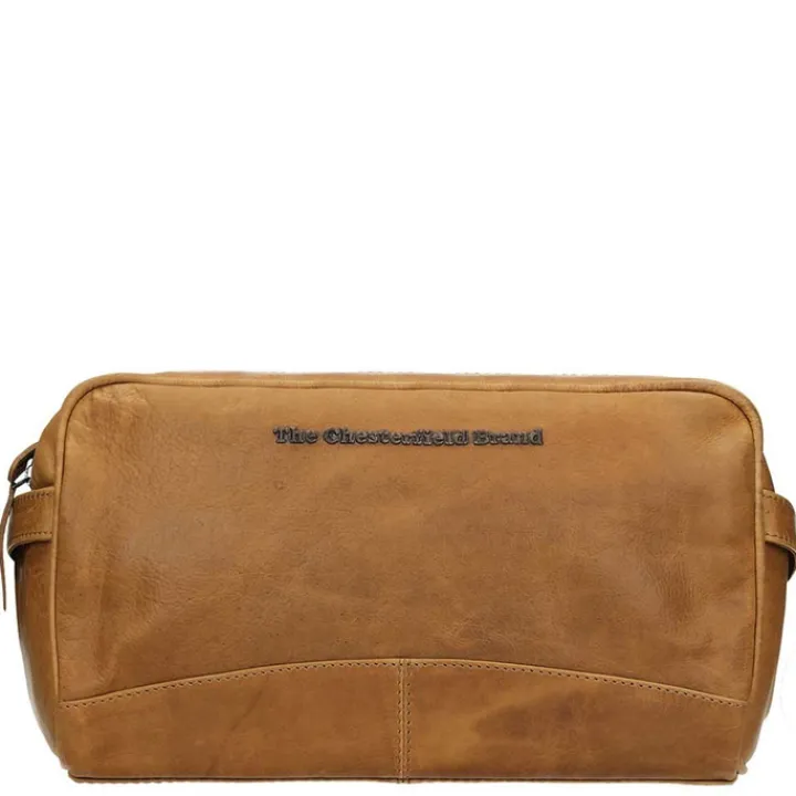 Toilettassen>The Chesterfield Brand Stefan Toiletbag cognac