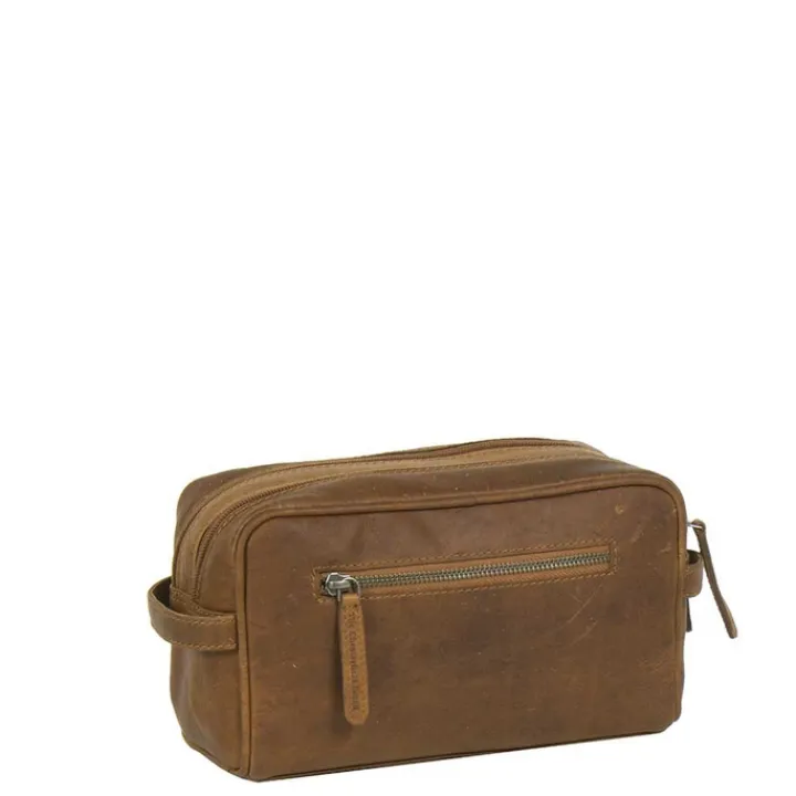 Toilettassen>The Chesterfield Brand Stefan Toiletbag cognac