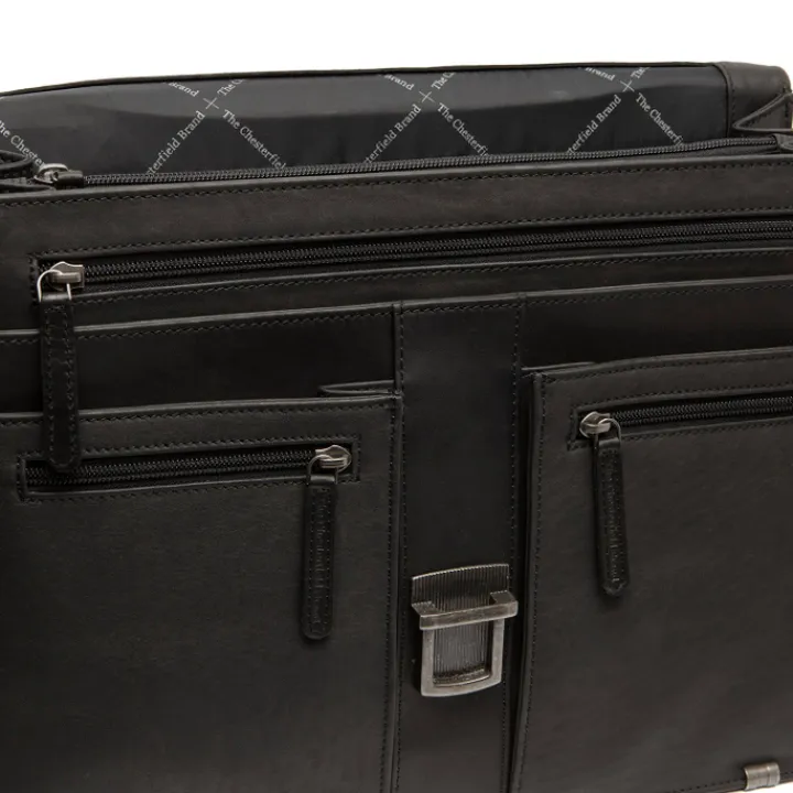 Aktetassen|Herentassen>The Chesterfield Brand Stuttgart Businesstas black