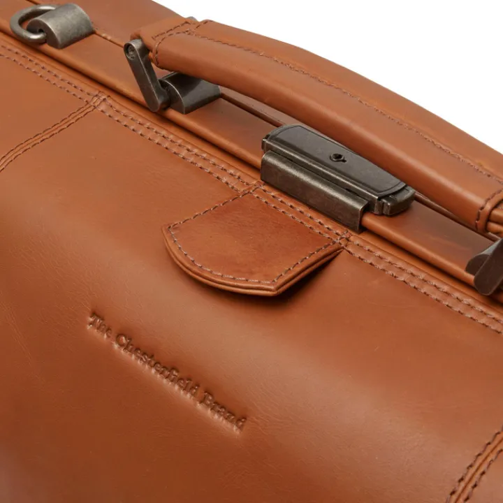 Kleine Reistassen|Handbagage Reistassen>The Chesterfield Brand Texel Reistas cognac