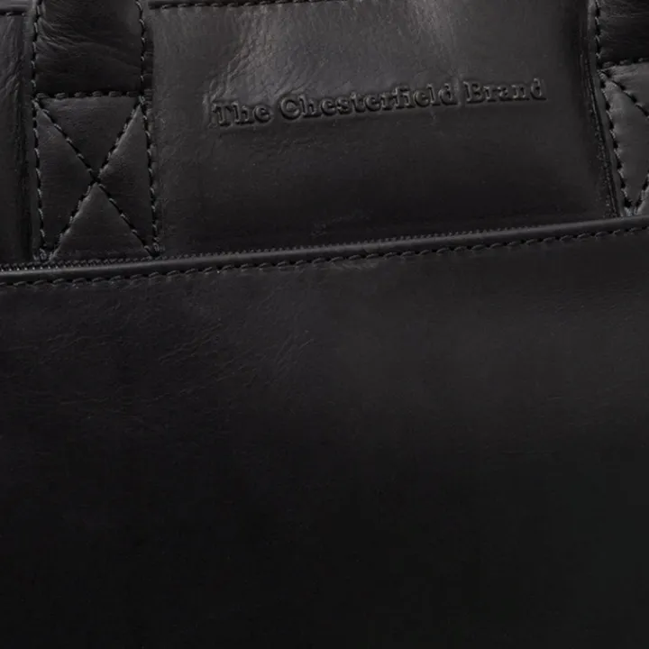 Herentassen|14 Inch Laptoptassen>The Chesterfield Brand Tilbury Laptopbag black