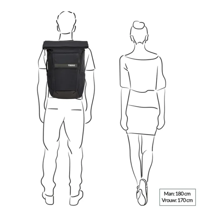 Heren Rugzakken|Dames Rugzakken>Thule Paramount Backpack 24L black