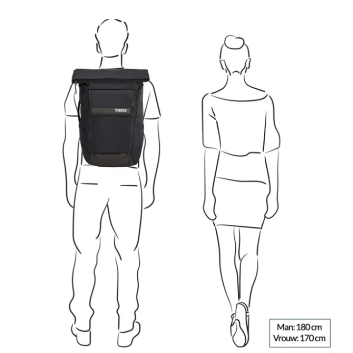 Heren Rugzakken|Dames Rugzakken>Thule Paramount Backpack 24L nutria