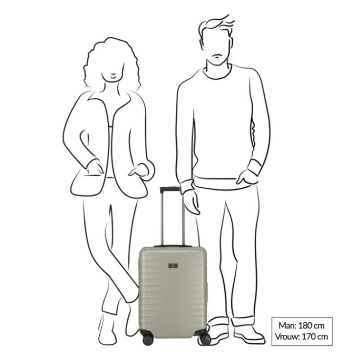 Transavia Trolleys>Titan Litron Frame 4 Wheel Trolley S champagne
