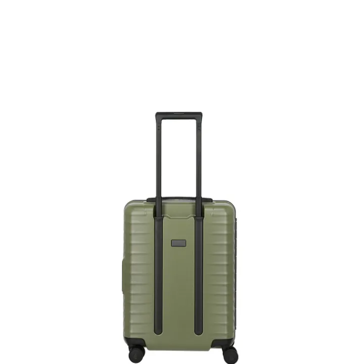 Transavia Trolleys|Handbagage Trolleys>Titan Overseas 4 Wheel Cabin Spinner Frontpocket forest green