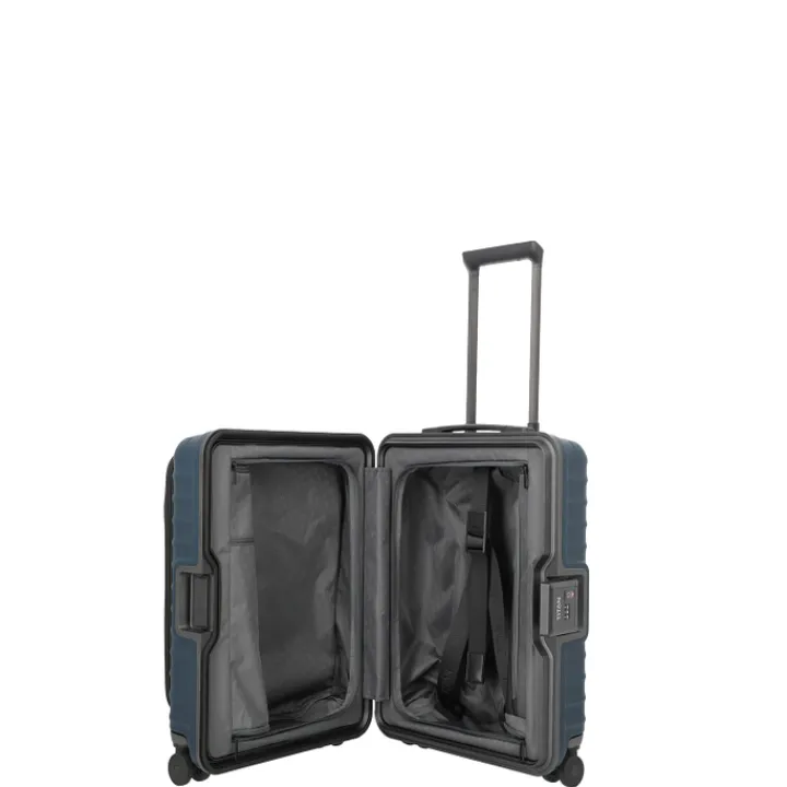 Transavia Trolleys|Handbagage Trolleys>Titan Overseas 4 Wheel Cabin Spinner Frontpocket midnight blue