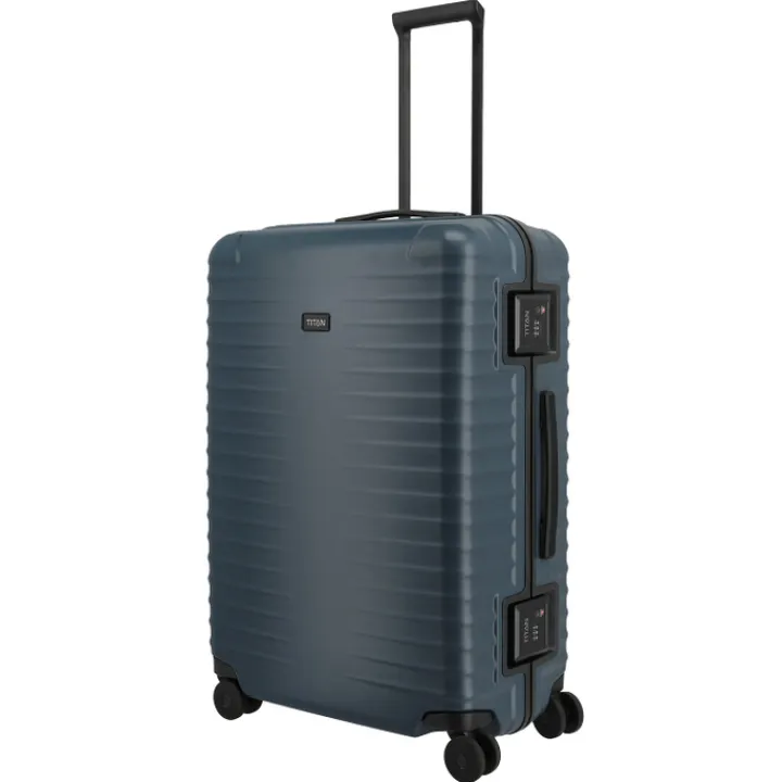 Reistrolleys|Reiskoffers>Titan Overseas 4 Wheel Trolley L midnight blue