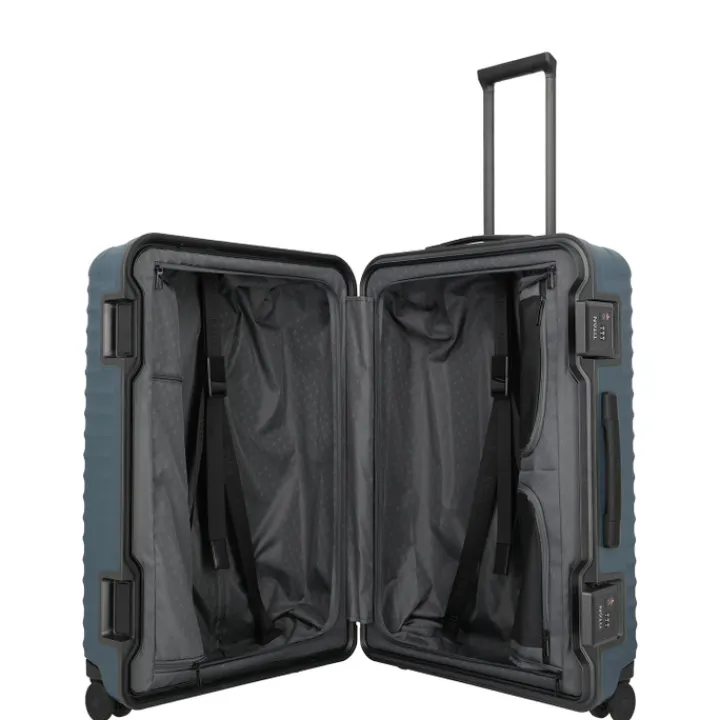 Reistrolleys|Reiskoffers>Titan Overseas 4 Wheel Trolley L midnight blue