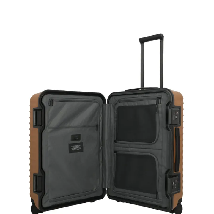 Reistrolleys|Reiskoffers>Titan Overseas 4 Wheel Trolley M+ canyon bronze