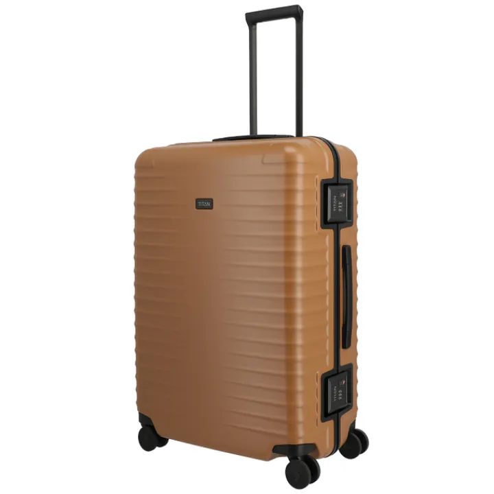 Reistrolleys|Reiskoffers>Titan Overseas 4 Wheel Trolley L canyon bronze