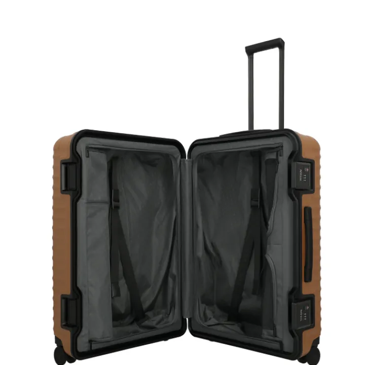 Reistrolleys|Reiskoffers>Titan Overseas 4 Wheel Trolley L canyon bronze