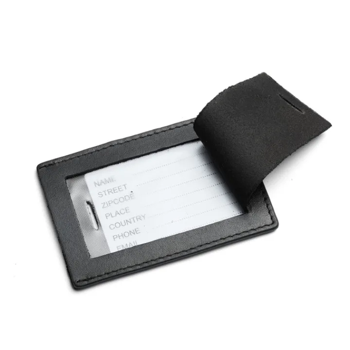 Adreslabels>Travelbags Luggage Tag black