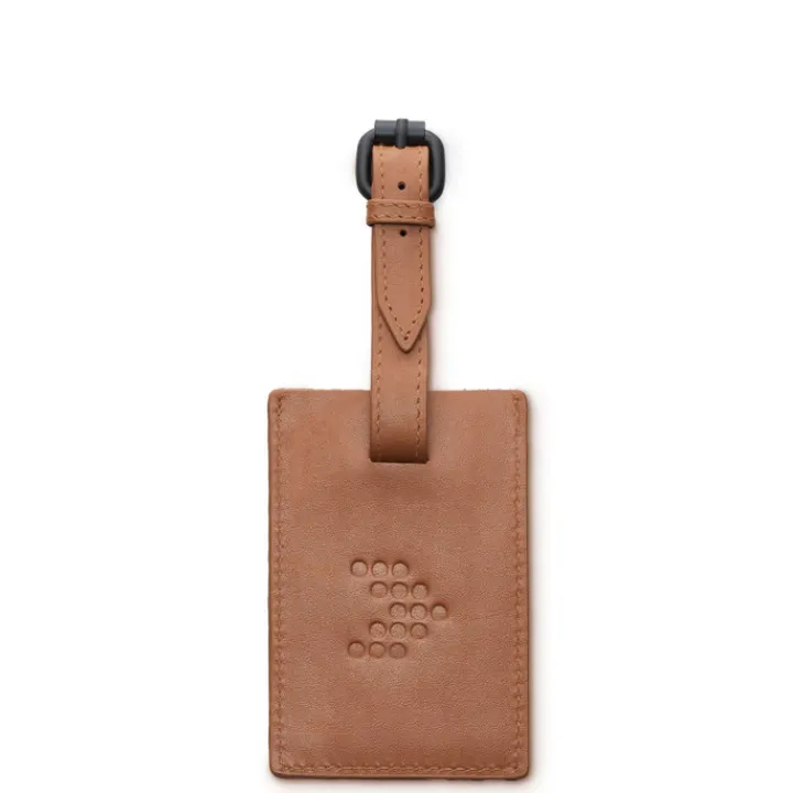 Adreslabels>Travelbags Luggage Tag cognac