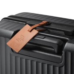 Adreslabels>Travelbags Luggage Tag cognac