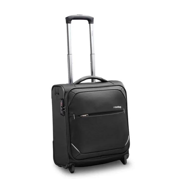 Transavia Trolleys|Handbagage Trolleys>Travelbags The Base Soft Trolley Underseater black