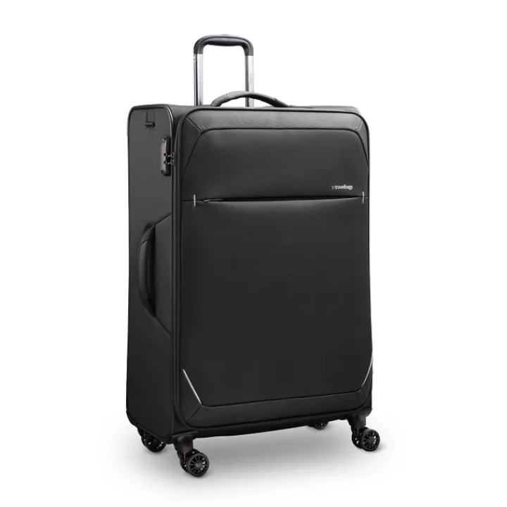 Reistrolleys|Reiskoffers>Travelbags The Base Soft Trolley 79 black