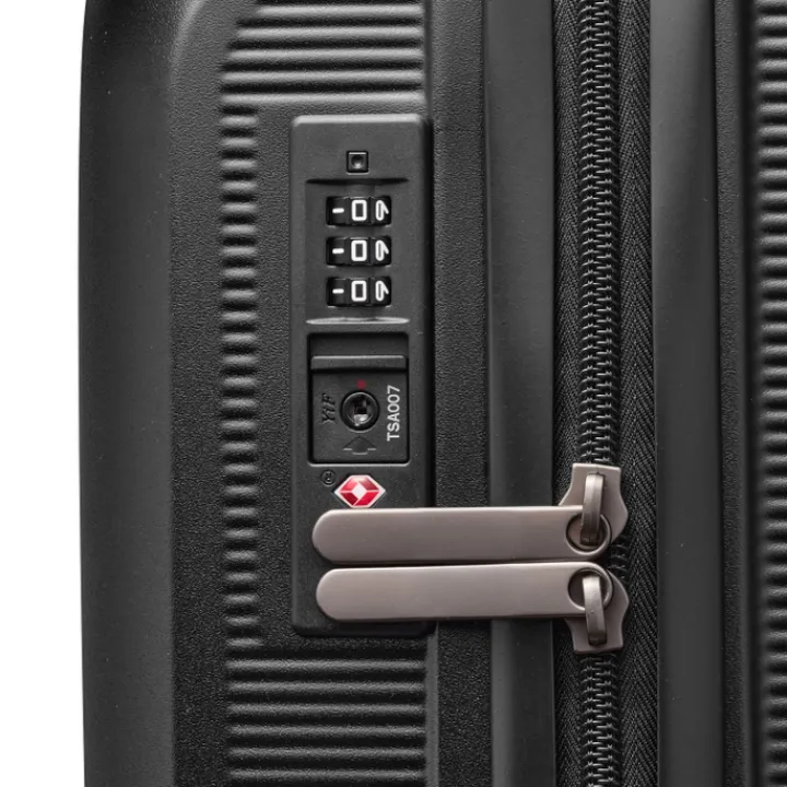 Transavia Trolleys|Klm Trolleys>Travelbags The Flow Cabin Trolley black