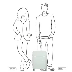 Transavia Trolleys|Ryanair Trolleys>Travelbags The Lina Trolley S pastel green