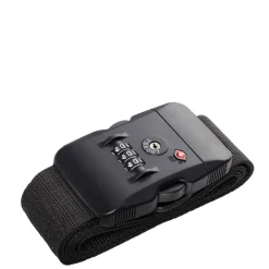 Koffersloten|Kofferriemen>Travelbags Travel Accessories TSA Luggage Strap black