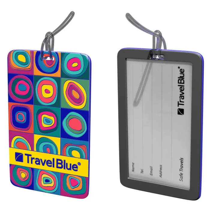 Adreslabels>TravelBlue ID Tag Adreslabel squares