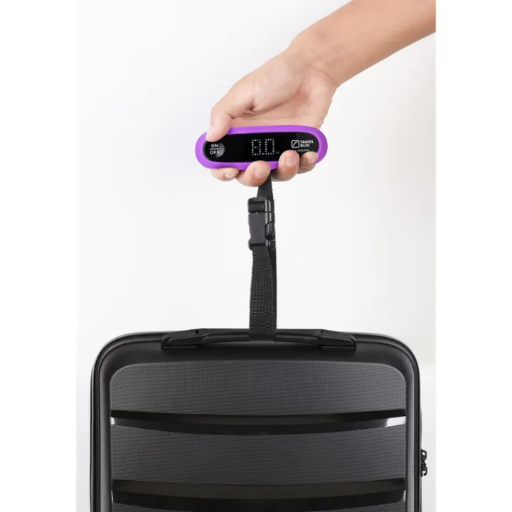 Kofferweegschalen>TravelBlue Portable Digital Scale purple